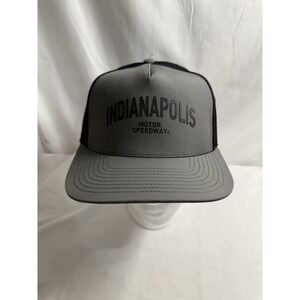 Indianapolis Motor Speedway Hat Gray‎ Adjustable Rubber Logo NWOT